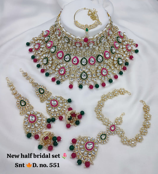 Half Bridal Necklace Set